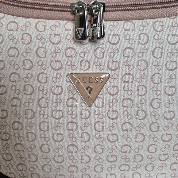 Guess Insulated Lunch Bag Junction Travel Signature Logo, light rose NWT - Picture 4 of 8